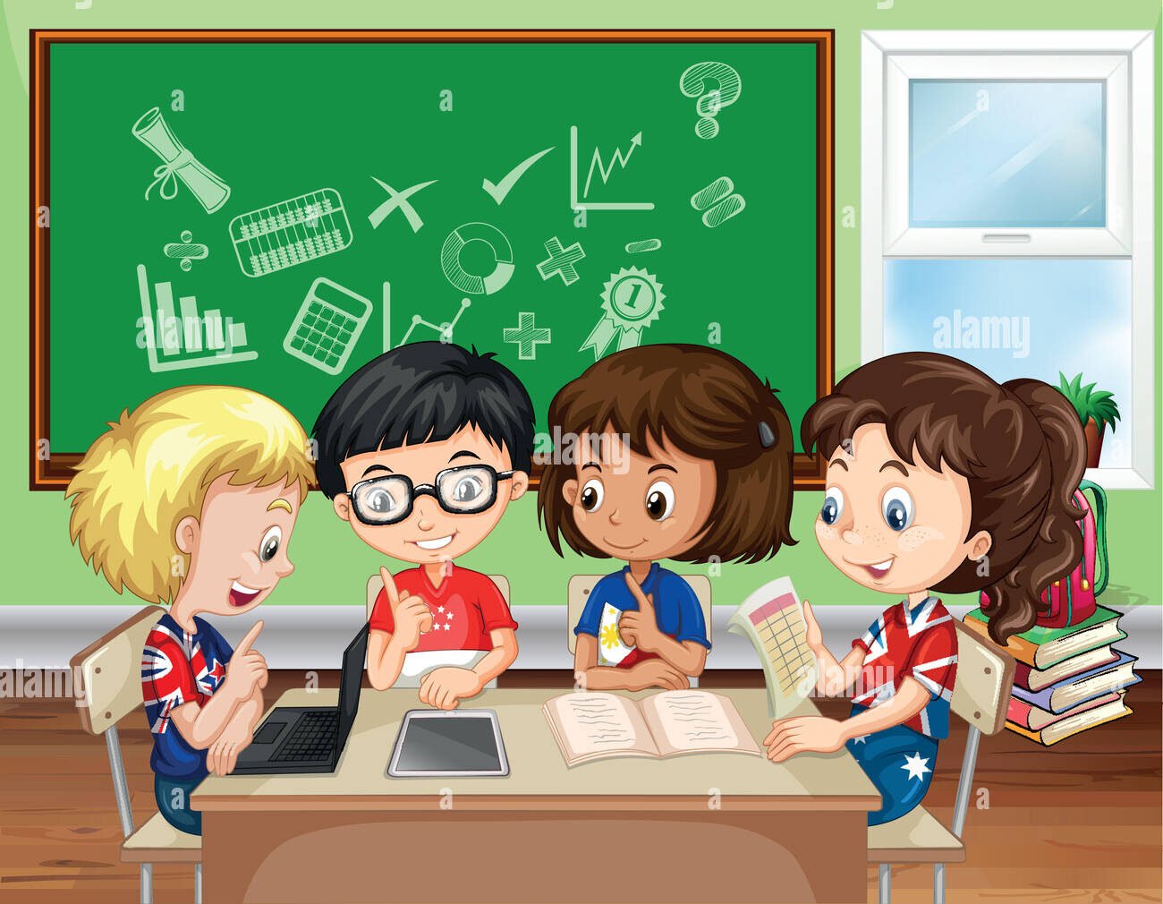 Working in class